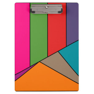 Pranchetas listras de MOSAICO triângulos coloridos III + suas
