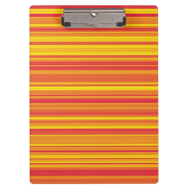 Pranchetas Listras Laranja Vermelho Amarelo (Frente)