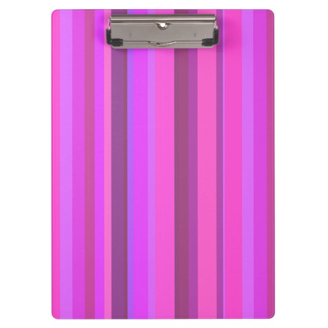 Pranchetas Listras verticais rosa (Frente)