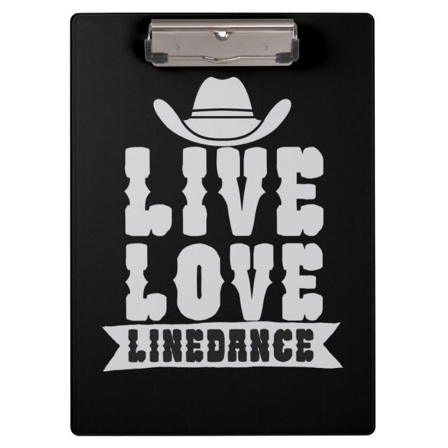 Pranchetas Live Love Linedance (Frente)