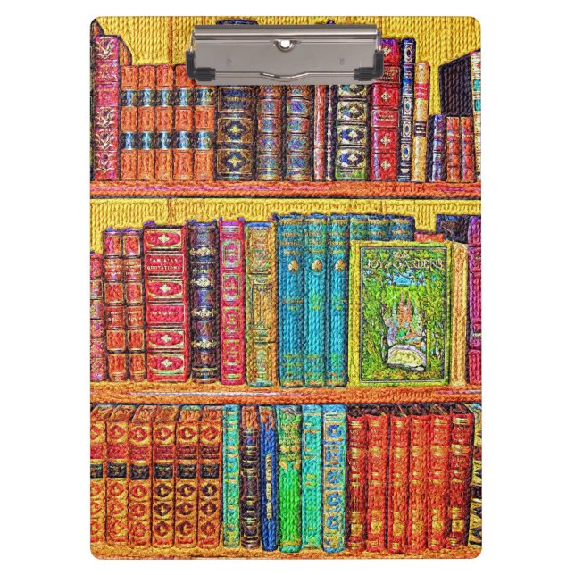 Pranchetas Livros de biblioteca (Frente)