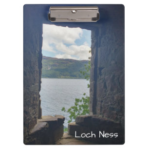 Pranchetas Loch Ness visto do castelo de Urquhart