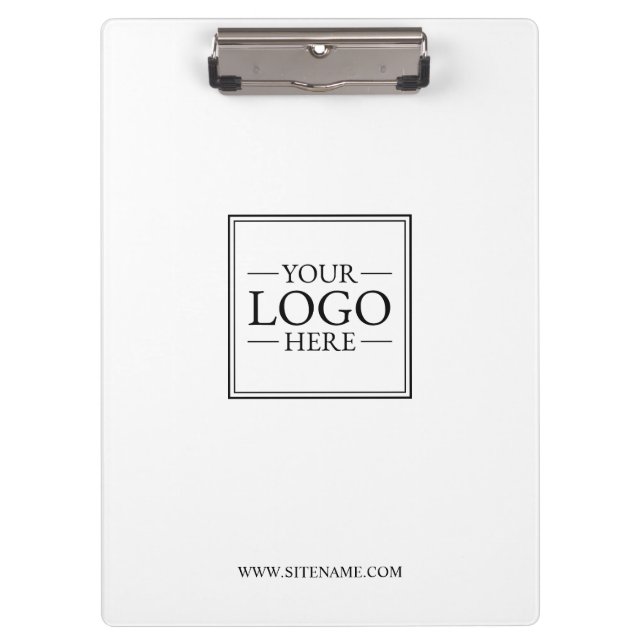 Pranchetas Logotipo comercial personalizado com texto persona (Frente)