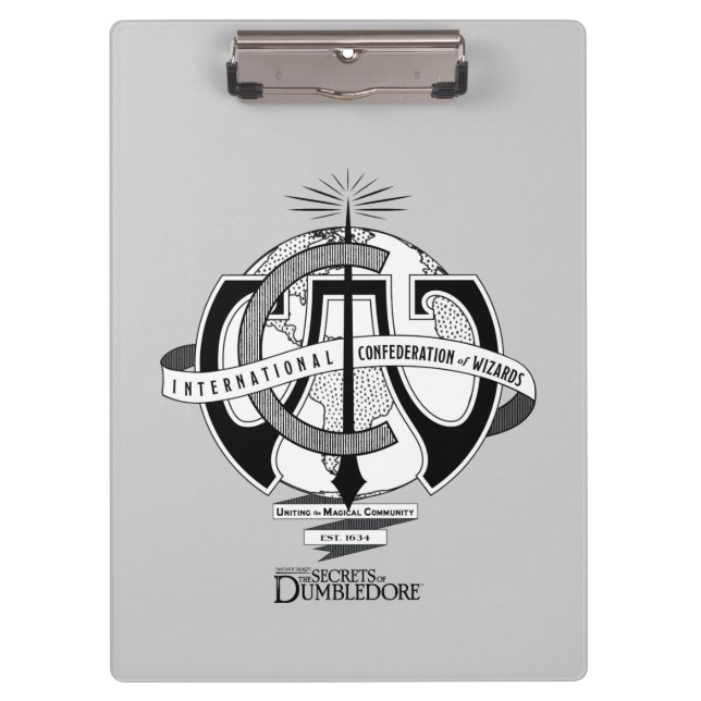 Pranchetas Logotipo da Confederação Internacional de Assisten (Frente)