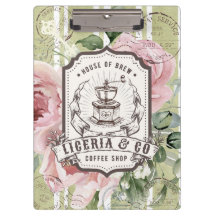 Logotipo de café rústico vintage moderno com flora