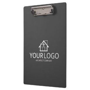 Pranchetas Logotipo Empresarial da Empresa de Arquitetura Esc