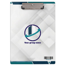 Pranchetas Logotipo & QR CODE fundo branco