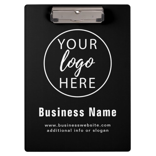 Pranchetas Logotipo simples para empresas personalizadas (Frente)