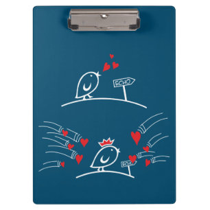Pranchetas LOVE ECHO - Comic Birds Tweetlercools 2