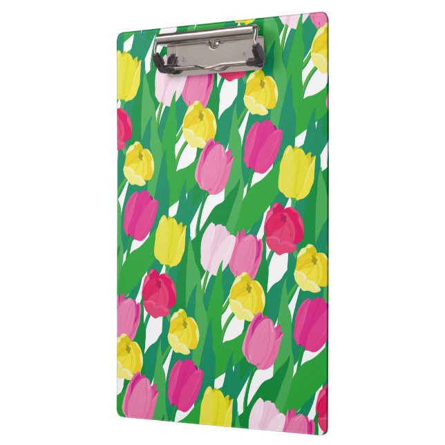 Pranchetas Lovely tulips Modern Elegant Floral Spring. (Esquerda)