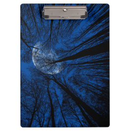 Pranchetas Lua no Céu Noturno