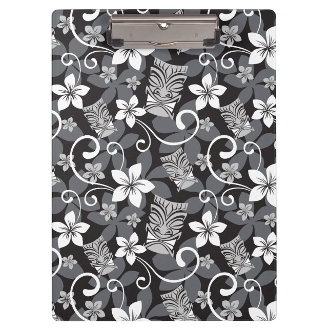 PRANCHETAS LUAU TIKI PATTERN (CHARCOAL) (Frente)