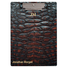 Pranchetas Luxury Executive Monogram Premium Leather