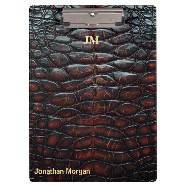 Pranchetas Luxury Executive Monogram Premium Leather  (Frente)
