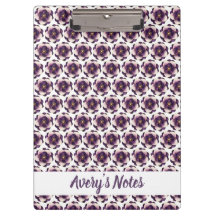 Luxury Violet Ivory Floral