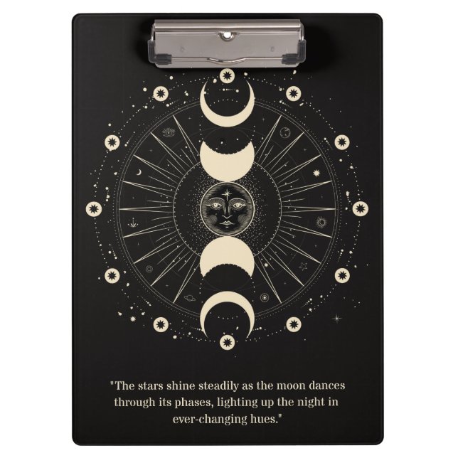 Pranchetas Luz do luar e Fases Noturnas de Starlit (Frente)