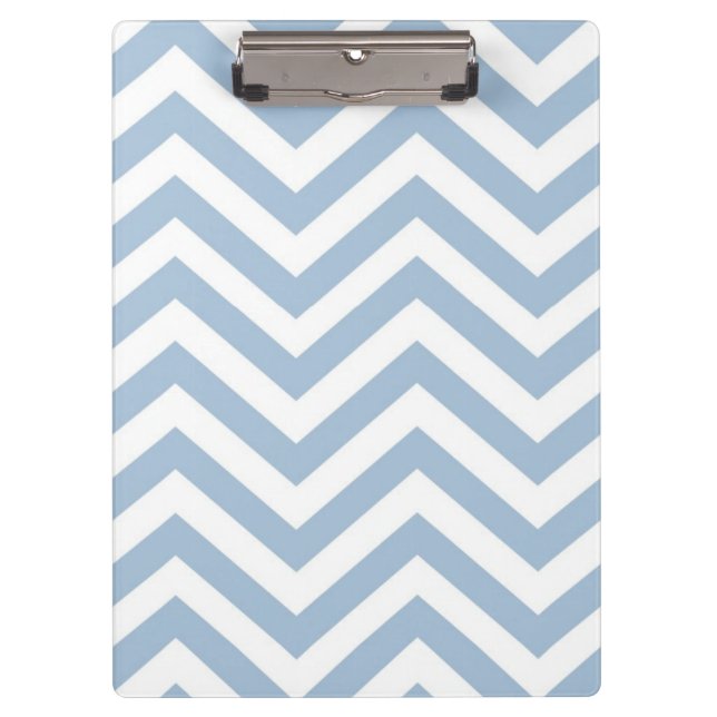 Pranchetas Luz - Grunge azul Chevron Textured (Frente)