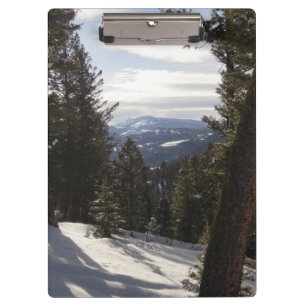 Pranchetas Madison Mountain em inverno em Montana