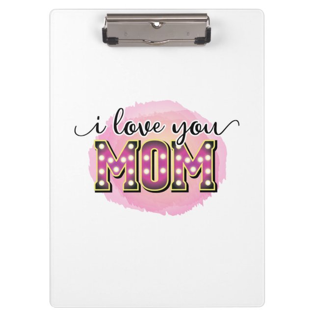 Pranchetas Mãe Deu Presente Eu Te Amo Mãe (Frente)