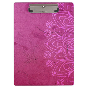 Pranchetas Magenta Mandala Zen Espírito De Mente Russo