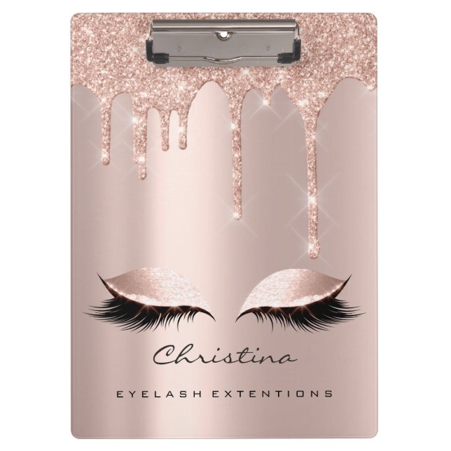 Pranchetas Makeup Artist Brown Wax Lashes Spark Event Eyes (Frente)