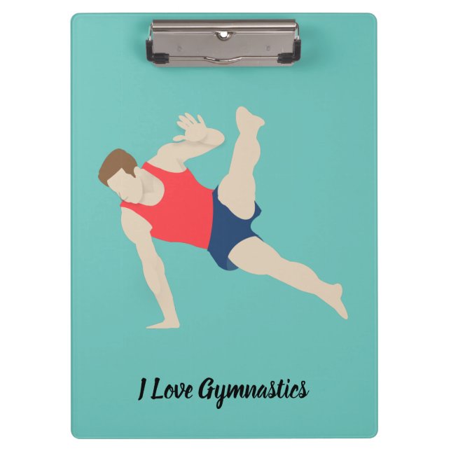 Pranchetas Male Gymnast (Frente)