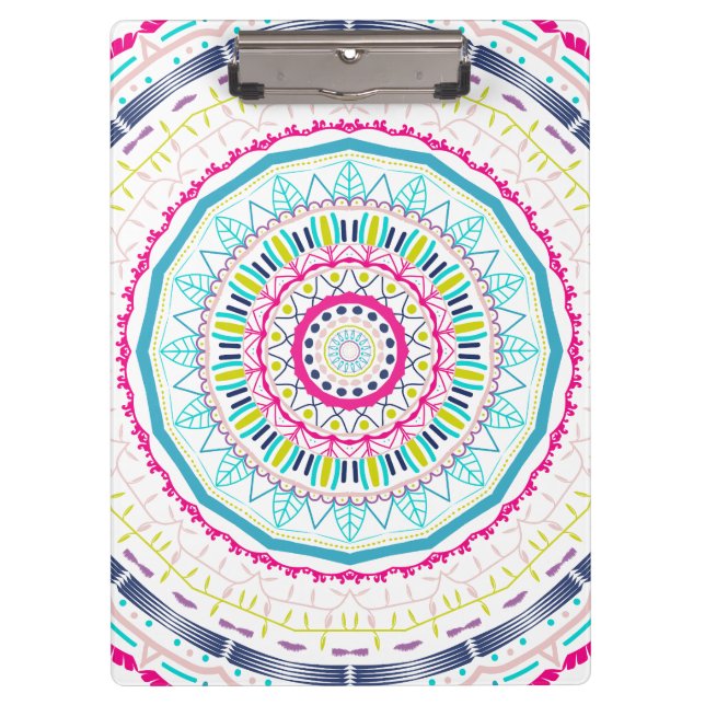 Pranchetas mandala colorida (Frente)