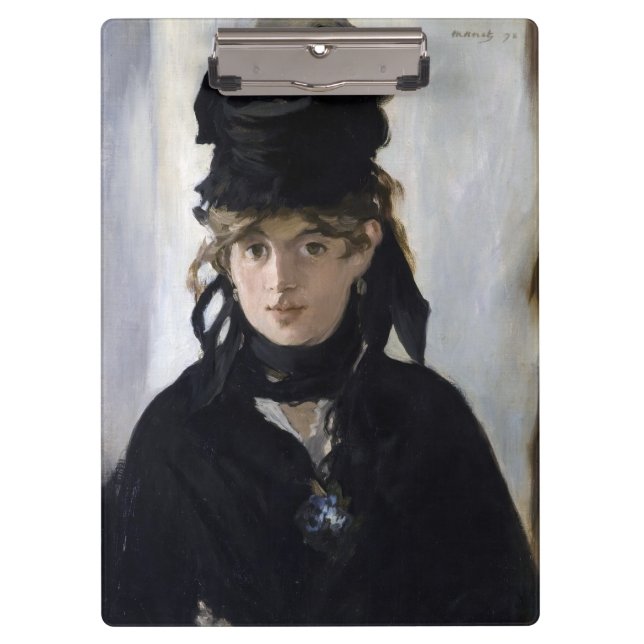 Pranchetas Manet - Berthe Morisot com um buquê de violetas (Frente)
