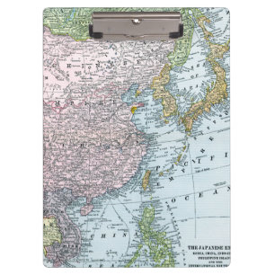 PRANCHETAS MAPA: ÁSIA ORIENTAL, 1907