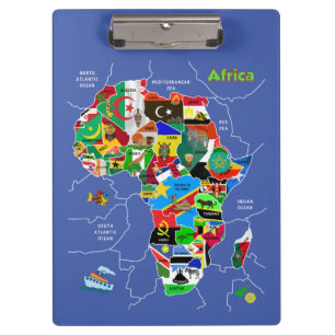 Pranchetas Mapa da África