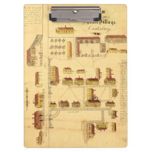 PRANCHETAS MAPA DA VILA DO ABANADOR, 1849