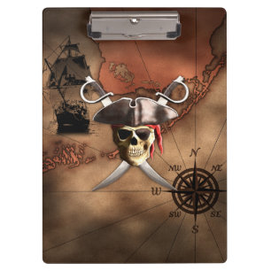 Pranchetas Mapa do pirata