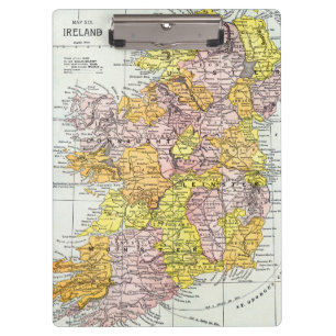Pranchetas MAPA: IRELAND, c1890