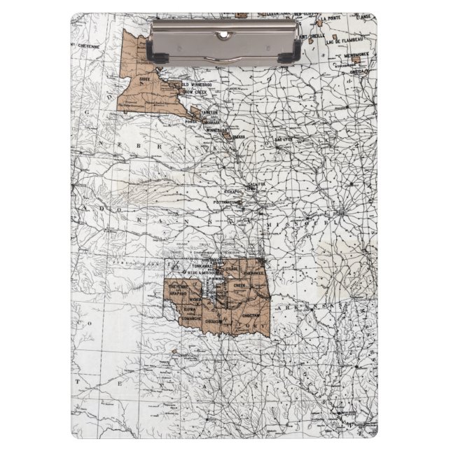 PRANCHETAS MAPA: RESERVAS, 1888 (Frente)