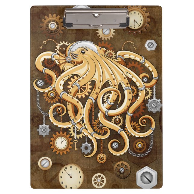 Pranchetas Máquina de Estilo Retro Surrealista Steampunk de P (Frente)