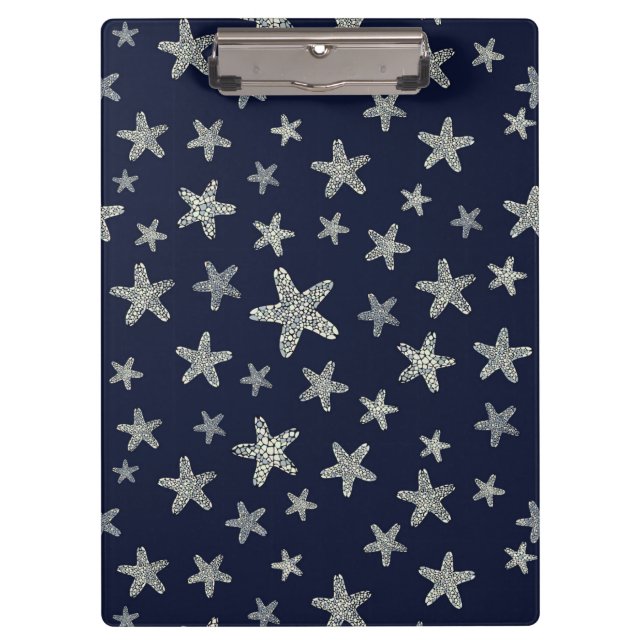 Pranchetas Mar do teste padrão da estrela do mar (Frente)