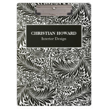 Marca Folhagem Branca e Negra Elegante