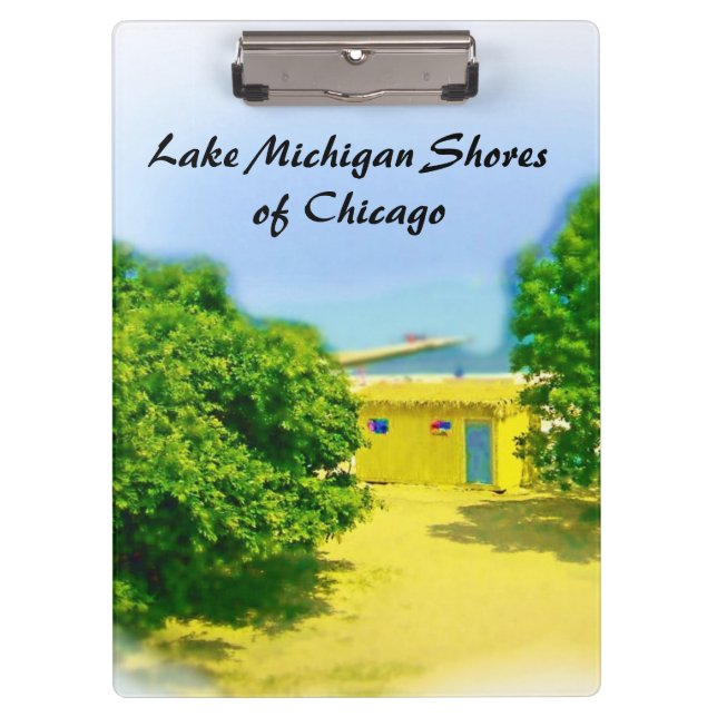 Pranchetas Margens do Lago de Chicago Beach (Frente)