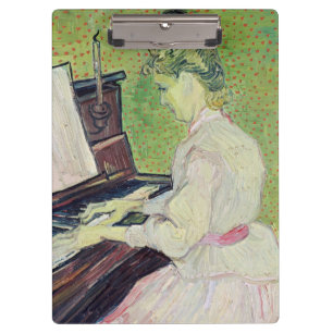 Pranchetas Marguerite Gachet de Vincent van Gogh no piano