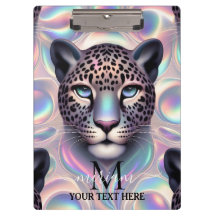 Menina Opala Estampa de Leopardo Escritório Escola