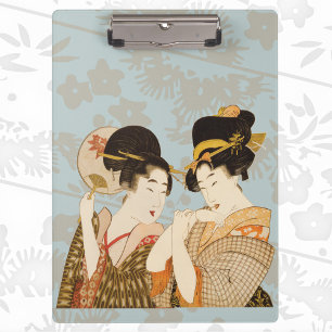 Pranchetas Meninas Geishas Japonesas Vintage em Kimonos