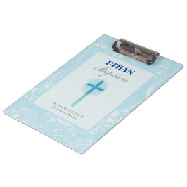 Pranchetas Menino de Renda Azul Batismo