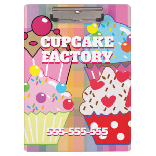 Pranchetas Menu FÁBRICA DO cupcake
