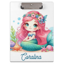 Pranchetas Mermaid clipboard