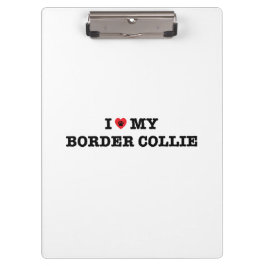 Pranchetas Mim coração meu border collie