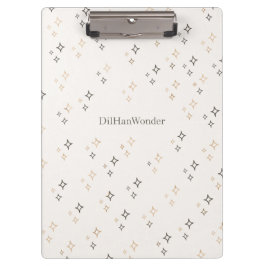 Pranchetas Minimal Sparkle Star Pattern for Everyday Products