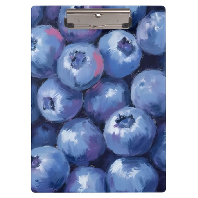 Pranchetas Mirtilos | Fruta Pintada a Aquarela (Frente)