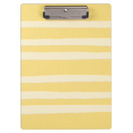 Pranchetas Modern Chic Butter Yellow Striped 