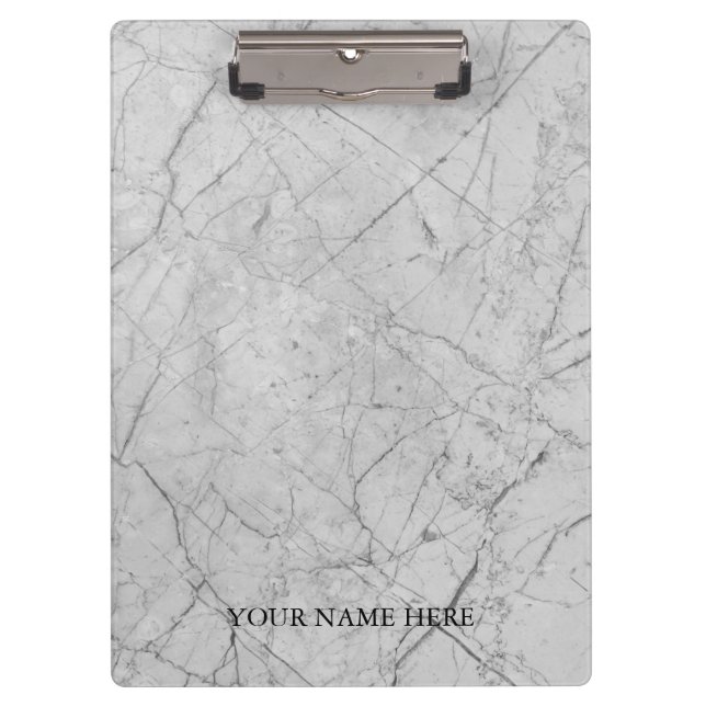 Pranchetas Modern Marble Designer Personalizado (Frente)