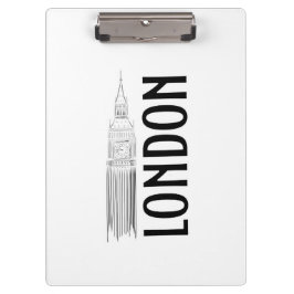 Pranchetas Moderna Abstração, Black and White London City